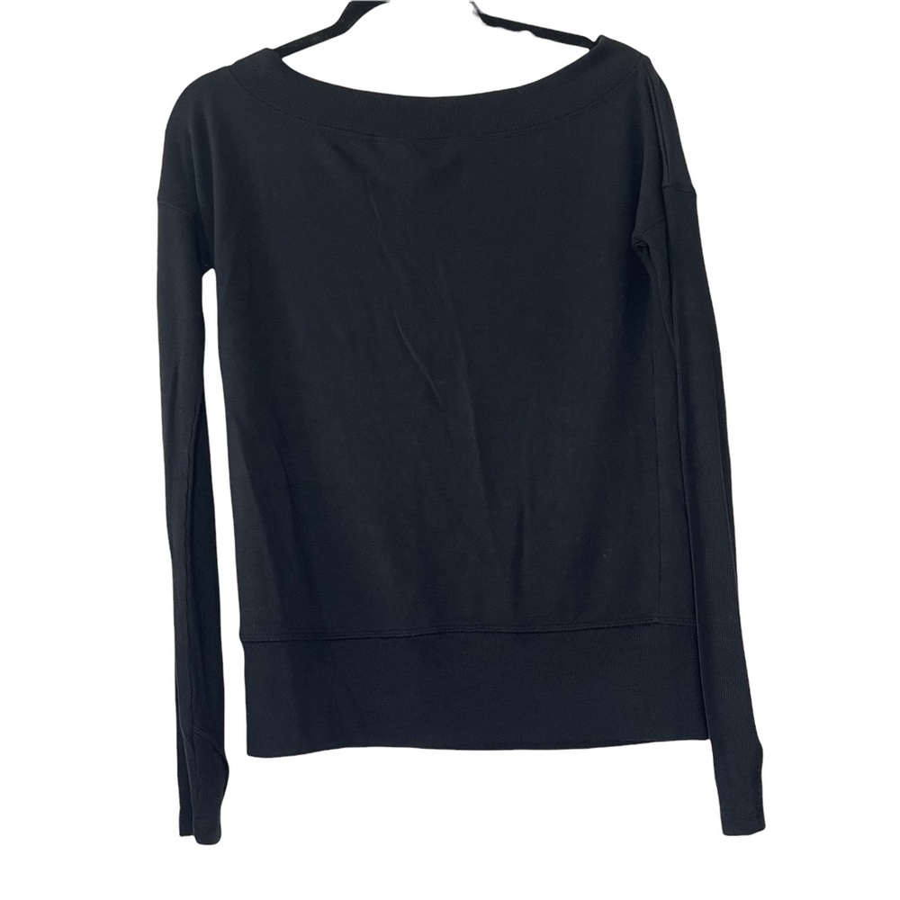 Athleta Black Basic Long Sleeve Xxs - image 1